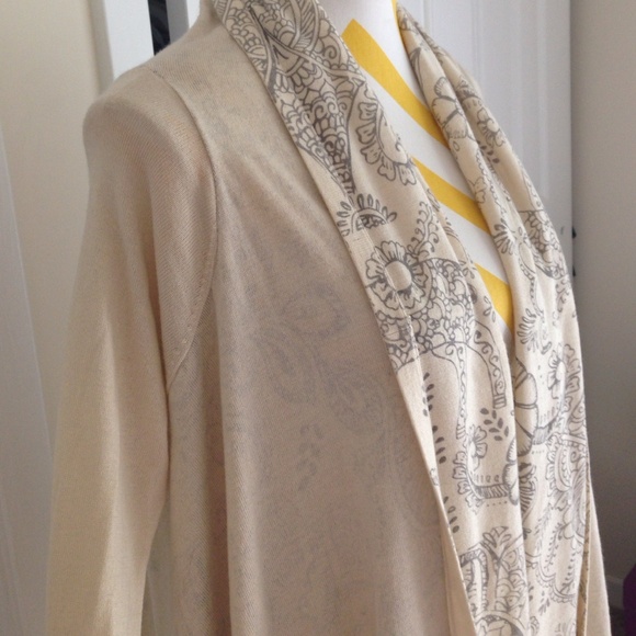 LAMB cashmere blend sweater wrap. - Picture 4 of 4